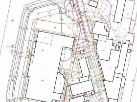  Mapa inwentaryzacyjna - technologia numeryczna, rozwarstwienie wg sieci bran�owych