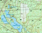 Mapa pogl�dowa - topograficzna (fragment)