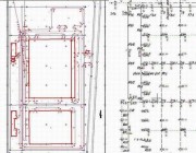 Geodezyjny plan realizacyjny inwestycji (fragmenty)